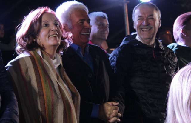 De La Sota, Schiaretti y el rally De La Sota, Schiaretti y el rally