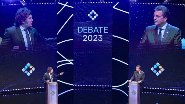 debate milei massa